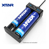 Xtar MC2 Plus USB Input Automatic TwoChannel 1-2 Cell Lithium Ion BatteryCharger