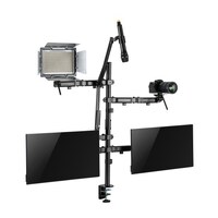 Brateck Dual Monitor All in One Studio Setup Desktop Mount 17-32inch up to 9kg