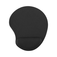 Brateck MP01-3 Standard Mid Sized Soft Gel Mouse Pad Black Provide Wrist Support