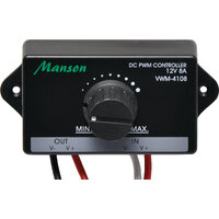 Manson 12V 8A PWM Motor Lamps Heaters & LED Speed Controller