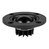 Dayton Audio Round Faceplate Ultra Smooth Dome Neodymium Tweeter Speaker Black