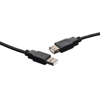 Dynalink 5m A Female to A Male USB 2.0 Black Cable
