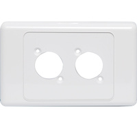 Wallplate For Dual D Series Connectors 
