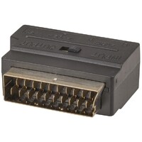 SCART Plug to 3 RCA & S-VHS Socket Adaptor