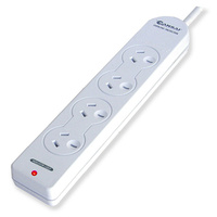 Sansai 4 Outlet Ways Powerboard with Overload Protection Lead Reset Button
