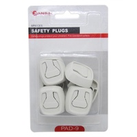 Sansai 6 pcs Power Point Cover Safety Plugs Per Pack Outlet