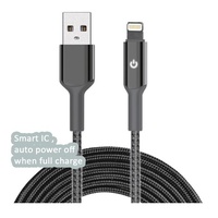Sansai Auto Power-Off Lightning Cable Quick Sync and Charge 1.2m