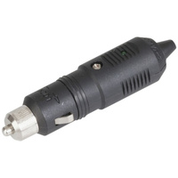 Marine Grade 10A Locking Lighter Plug Green Led Power Indicator 10A Fused Input