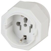 USA and Europe Inbound Travel Adaptor Compatible with 2 and 3 pin plugs