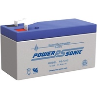 Powersonic 12V 1.4amp SLA Battery F1 Terminal Power Volume Ratio AGM Technology 