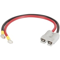 High Current Connector Eye Term 50A 8G Red and Black 10mm eye ring terminals