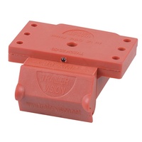  Red Chassis Mount Anderson Adaptors PA nylon construction for marine,Towing