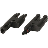 Pair Of PV Style Self Locking Branch Connector IP6 rated long last UL certified