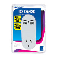 Jackson In-Line Power Outlet USB-A and USB-C Surge Protected 240V 3.4A
