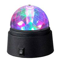 Sansai Battery Powered Mini LED Colourful Patterns Party Disco Light 8.5cm 