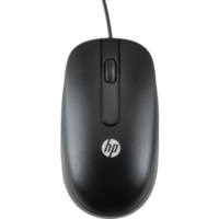 HP QY777AA USB Optical Scroll Wired Mouse Black
