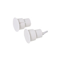 White Steel Door Flush Mount Magnetic Reed Switch with Alarm System Self Locking