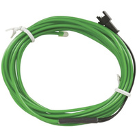 Green 3m EL Wire Light Electroluminescent Lighting using  compact EL controller