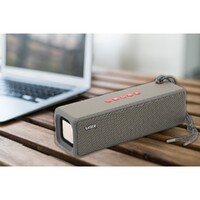 Laser Portable Wireless TWS Bluetooth Bar Speaker Built in Mic Gry