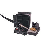 60W Soldering Iron + Fume Extractor 240V - Metal Supplied with iron stand and dry tip cleaner