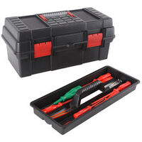 Protec Plastic Lockable Tool Box  With Tray 19 Inch 