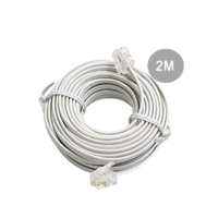 Sansai  2m Mod Plug To Mod Plug Telephone cable to Connect Phone Wall Outlet