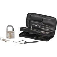 Protech 24 Piece Lock Picking Kit with Practice Padlock 3 Torsion Wrenches 