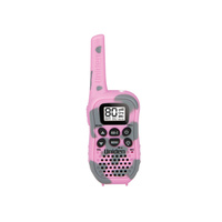 Uniden UH45CP 80 Channel UHF CB Rechargeable Or Standard Battery Radio Pink
