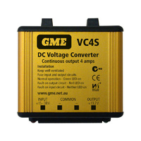 GME VC4S 24V DC to 13.8V DC Voltage Reducer 4 Amp Switch Mode Voltage Converter