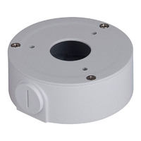 Round Junction Box for Bullet Surveillance Cameras Corner Pole Mounts 90 x36.1mm