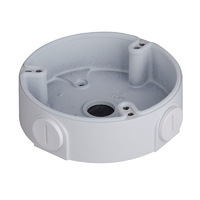 Round Junction Box for Dome & Bullet Cameras Corner Pole Mounts 110mmx110mmx34mm