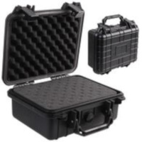 DURATOOL Tool Case Waterproof 10.5inch black polypropylene Storage Case