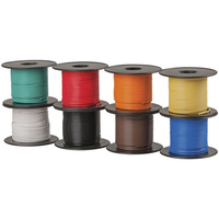  Light Duty Hook-up Wire Pack 25m Roll 8 Colours