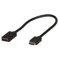  HDMI Male to Female 30cm Extension Cable into Those Hard-to-Reach Places