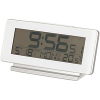 Digitech LCD Desk Clock with Daily Alarm Time and Date 5s LCD Backlight