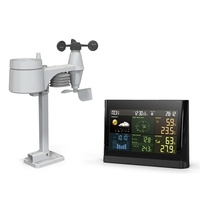 Digitech 150m Remote Sensor Moon Phase Digital Weather Station Color LCD Display