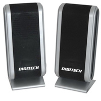 Digitech USB Powered PC Speakers For Desktops Laptops Space Saving Design