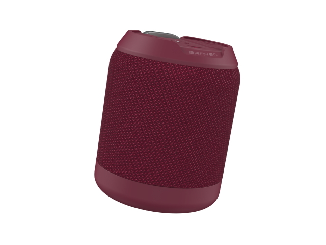 Braven BRV Mini Portable Bluetooth Speaker Red IPX7 Waterproof