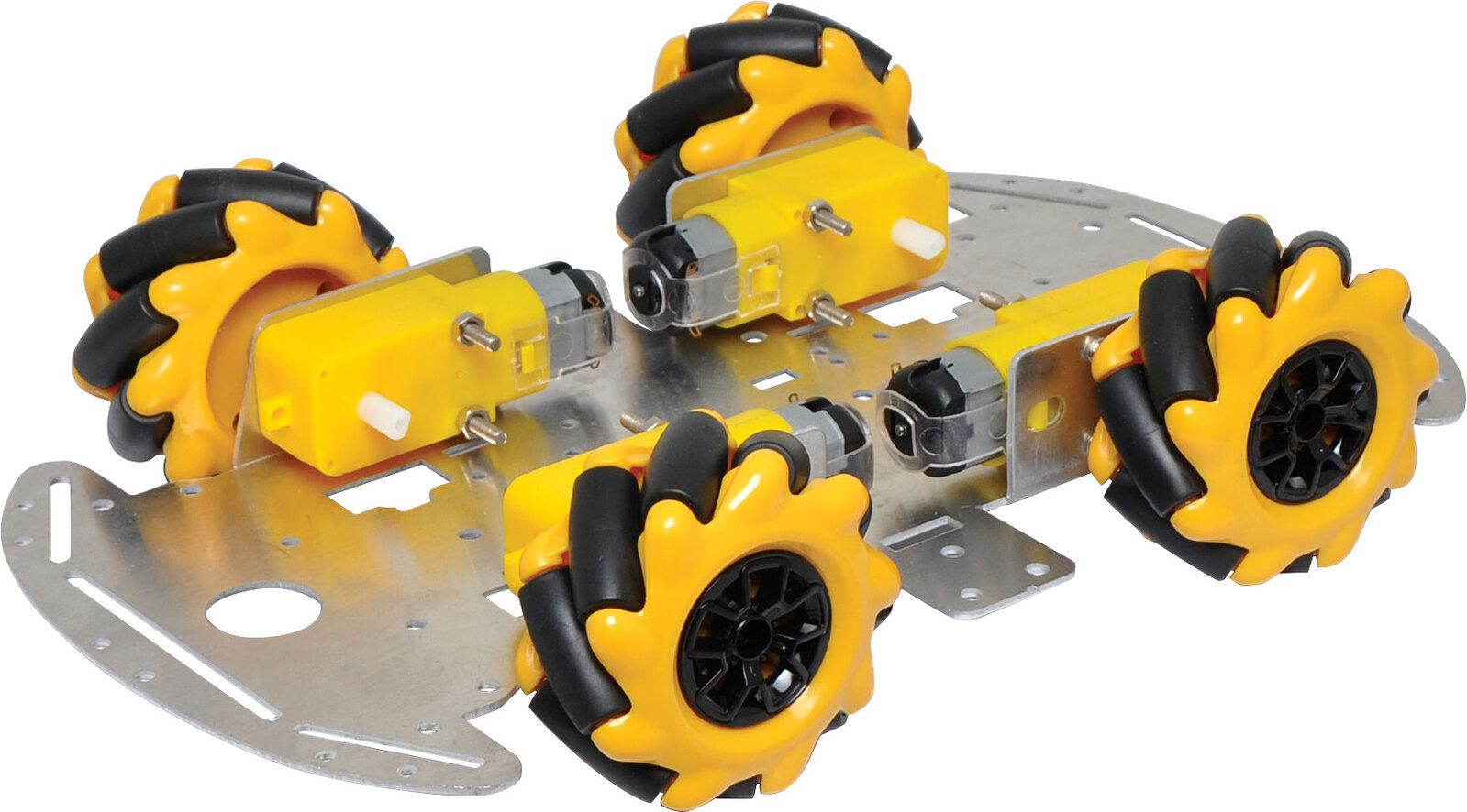 Aluminium Chassis Mecanum Wheel Robotics Base Kit for Omnidirectional