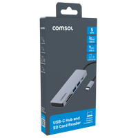 Comsol USB-C Hub 3 Port with SD Card Reader