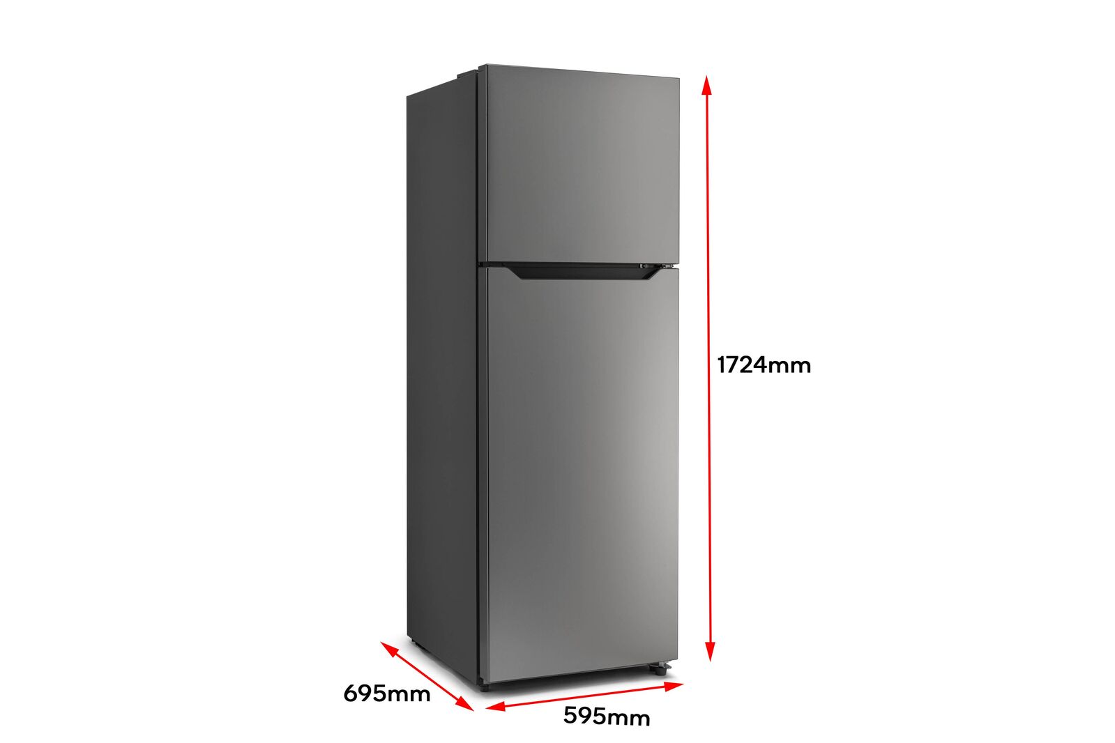 Kogan 338L Top Mount Fridge (Stainless Steel)
