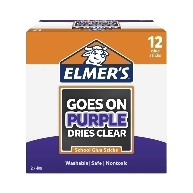 Elmer Glue Stick Prp 40g Bx12 Elmer's