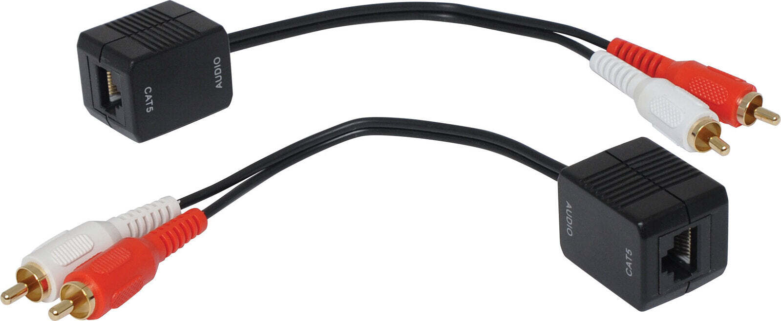 Dynalink RCA Stereo Audio Cat5e 6 Extenders Maximum distance 75m