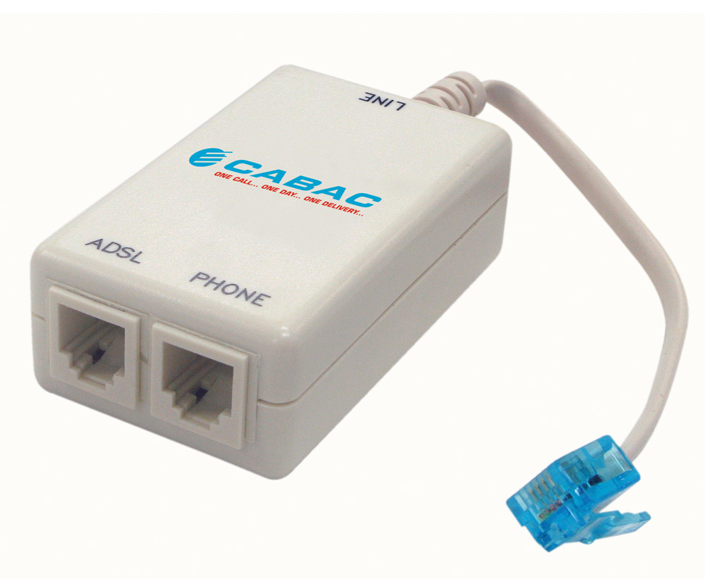 Splitter Filter Cabac Digitech Mode-3 Connection Telstra Listed Splitter Filter Inline ...