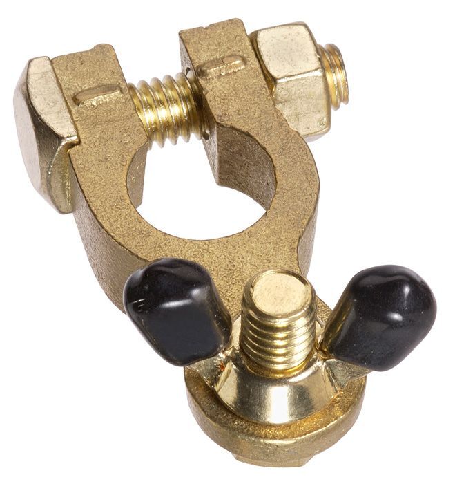 PROJECTA Brass Wingnut Negative Battery Terminal Blister 1