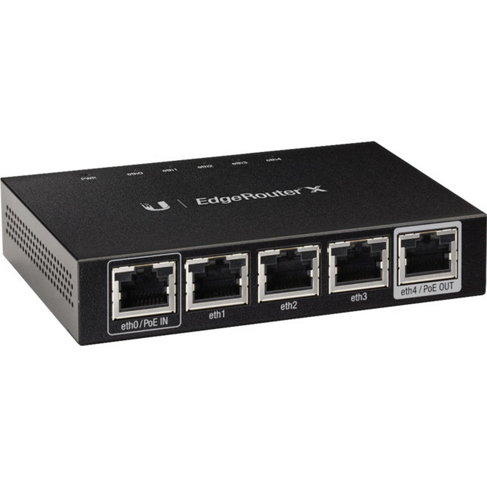 Ubiquiti 5 Port Gigabit Edgerouter X With Power Supply UBIQUITI