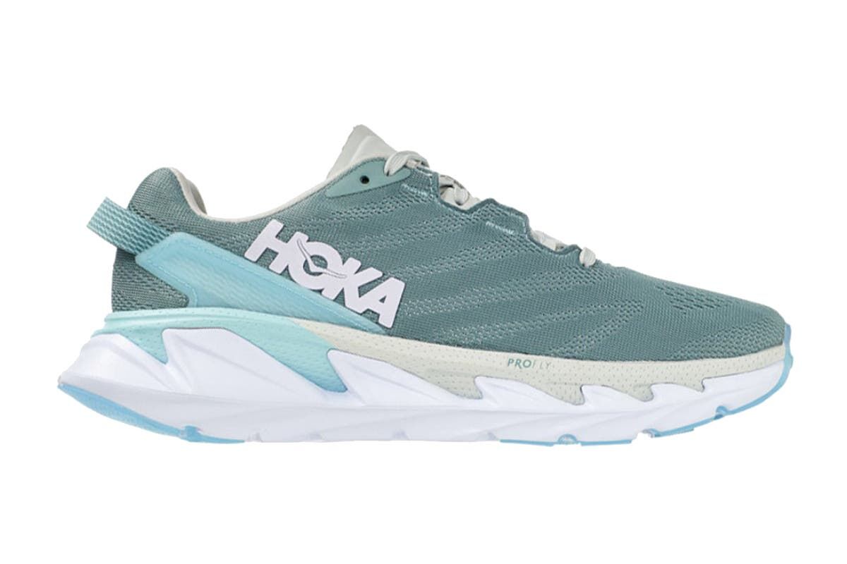 Hoka One One Women's Elevon 2 Running Shoes (Oil Blue/White, Size 5 US)