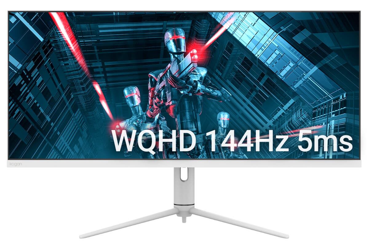 Kogan 40" Ultrawide IPS WQHD 144Hz FreeSync USBC HDR Monitor (3440 x 1440)
