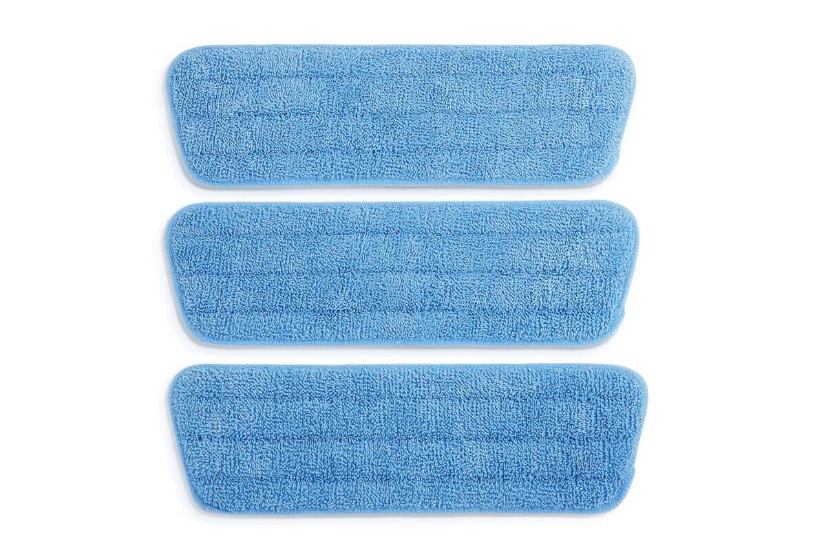 Kogan UltraSwish Spray Mop Heads (3 Pack, Blue)