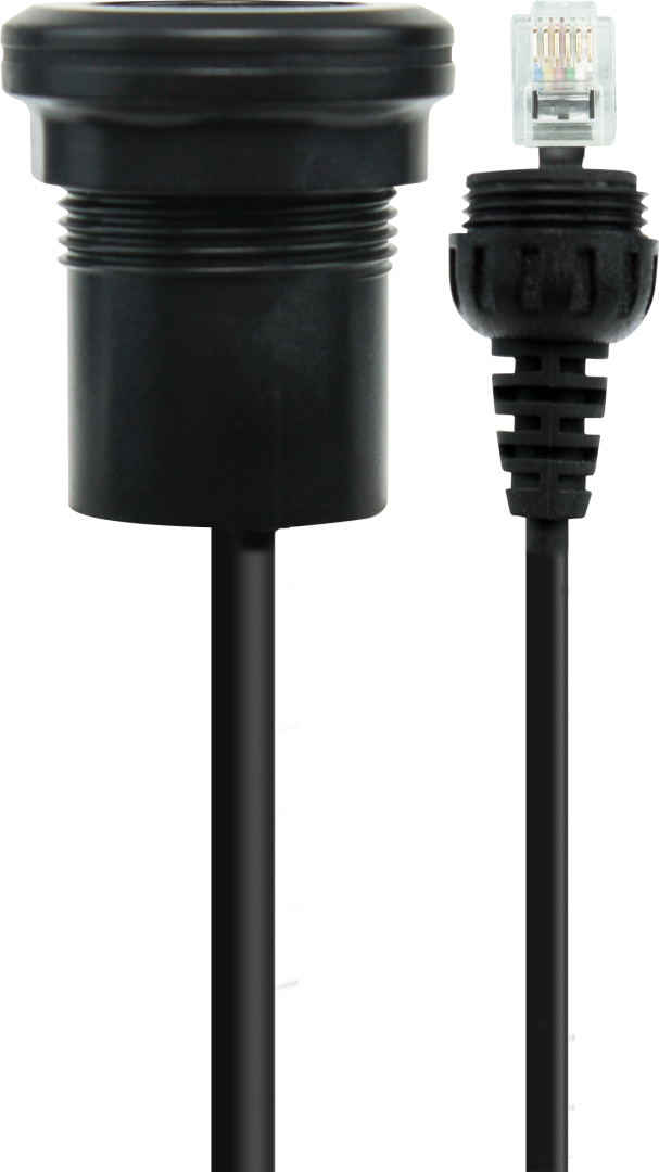 Gme IP67 Microphone Extension Lead with Panel Mount Suit XRS390C